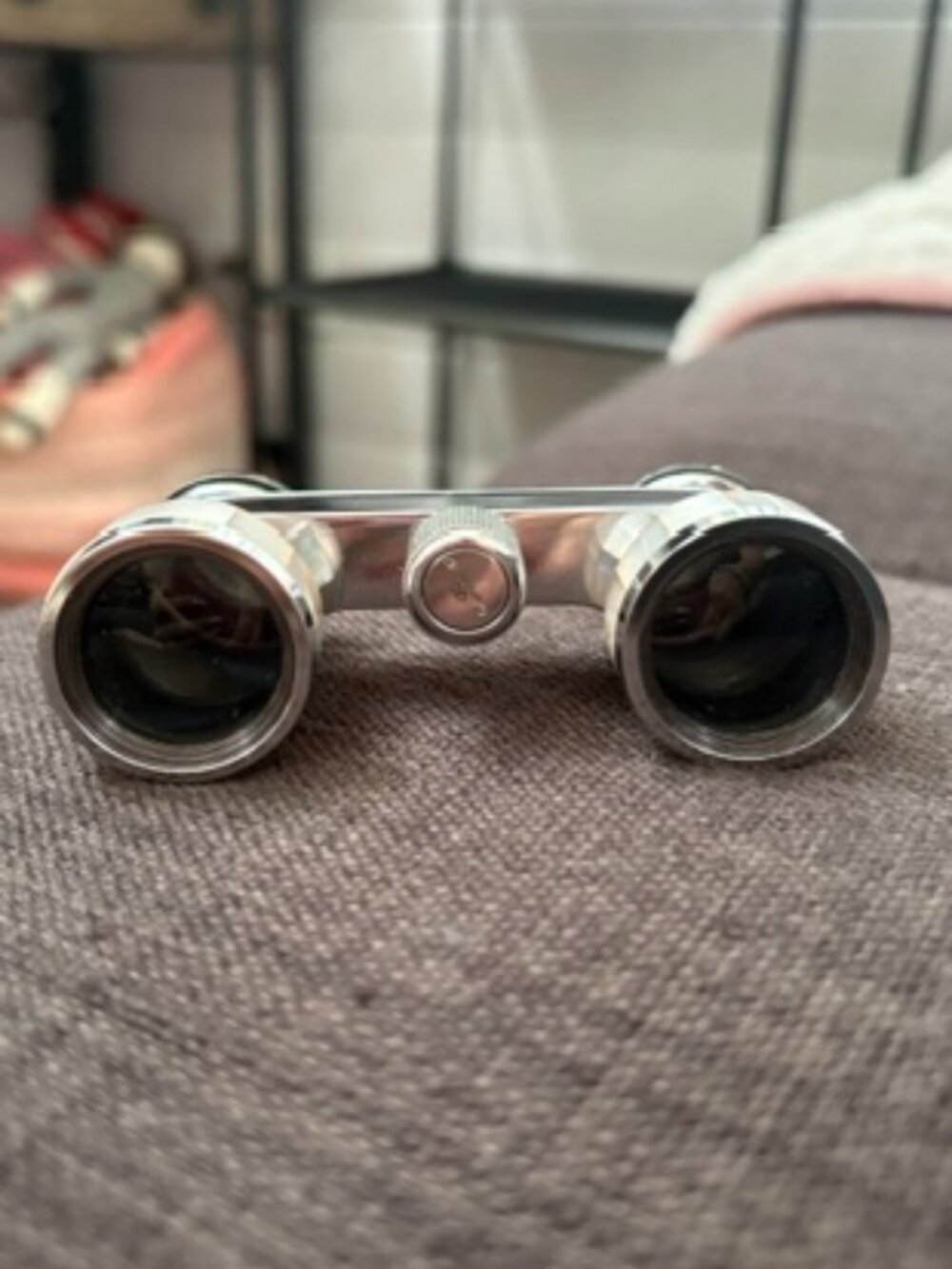 Vintage Birks Mother of Pearl 2.5X Opera Glasses Binoculars + Case